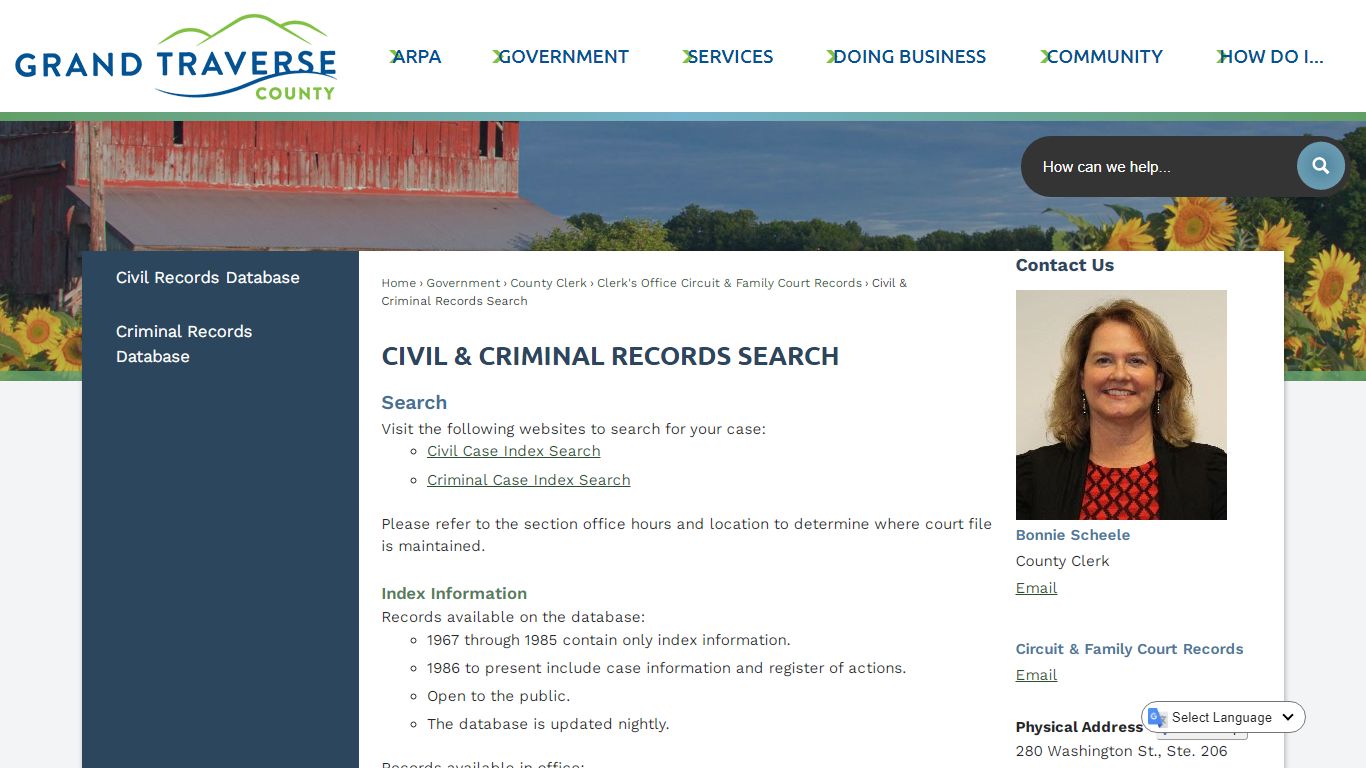 Civil & Criminal Records Search | Grand Traverse County, MI